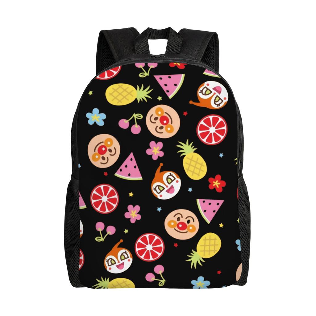 3D Printing Anpanmans Backpack for Girls Boys Cartoon School College Travel Bags Women Men Bookbag Fits 15 Inch Laptop