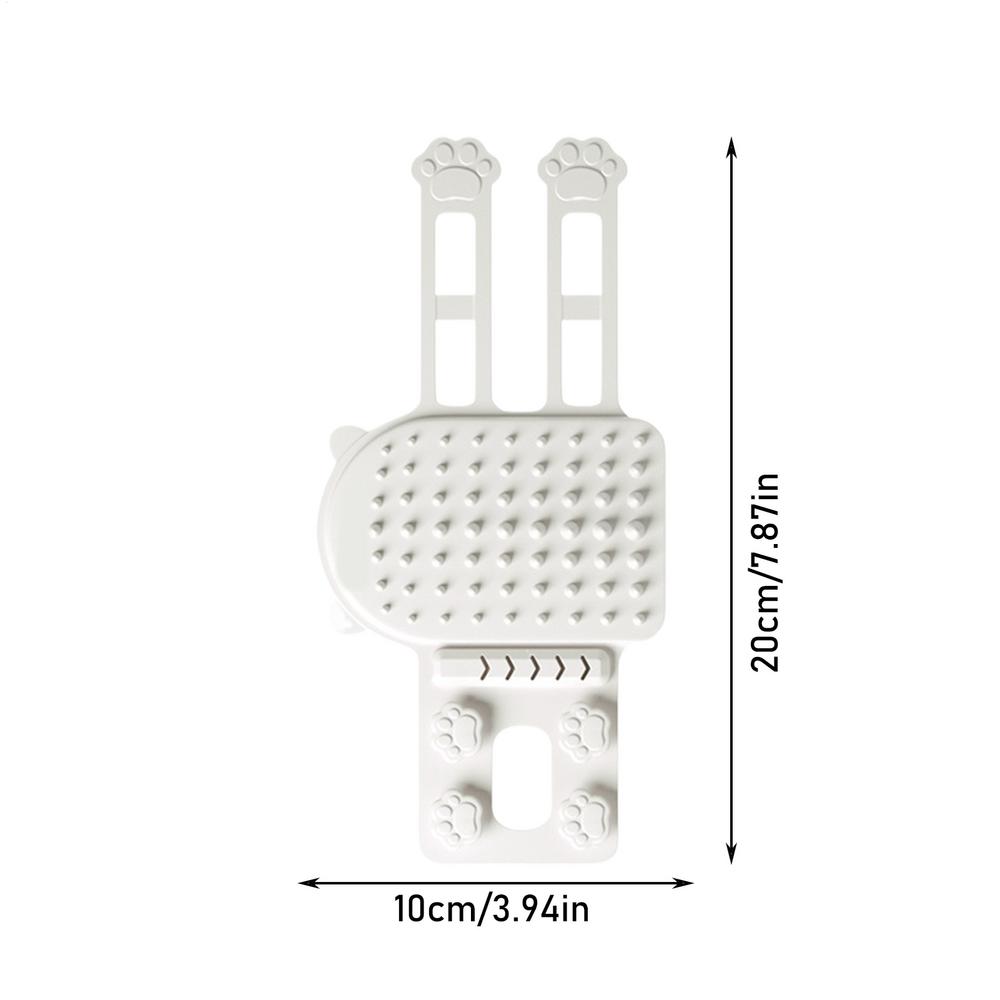 Cat Scratch Corner Brush Silicone Shedding Massage Comb Pet Grooming Brushes Pet Itch Tool Face Scratching Brush For Table Legs