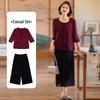 Elegant Women's Summer Loose Two-Piece Set