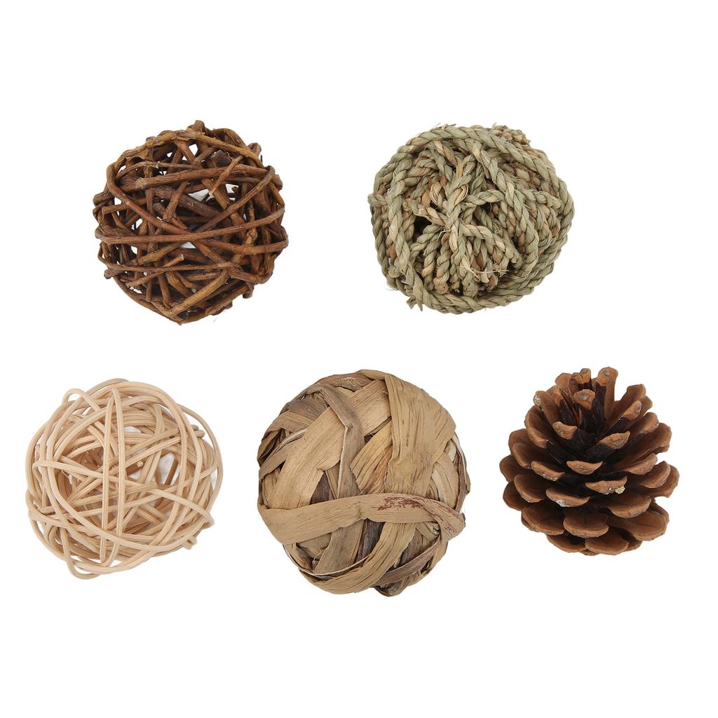 Bird Sepak Takraw Toy Safe Healthy Decompression Durable Chewing Toy Sepak Takraw for ParrotsBall Suit