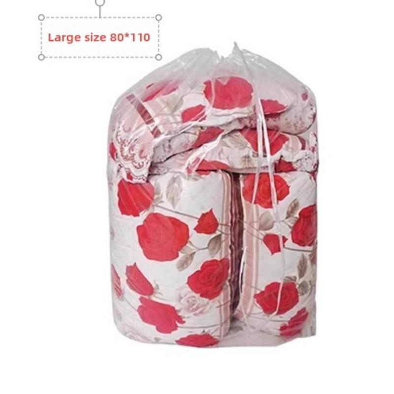 Worki do przechowywania ubrań, Pyłoszczelne, Duże, Przezroczyste worki, Domowe, Dużej pojemności, do przechowywania pościeli bawełnianej, do przeprowadzki