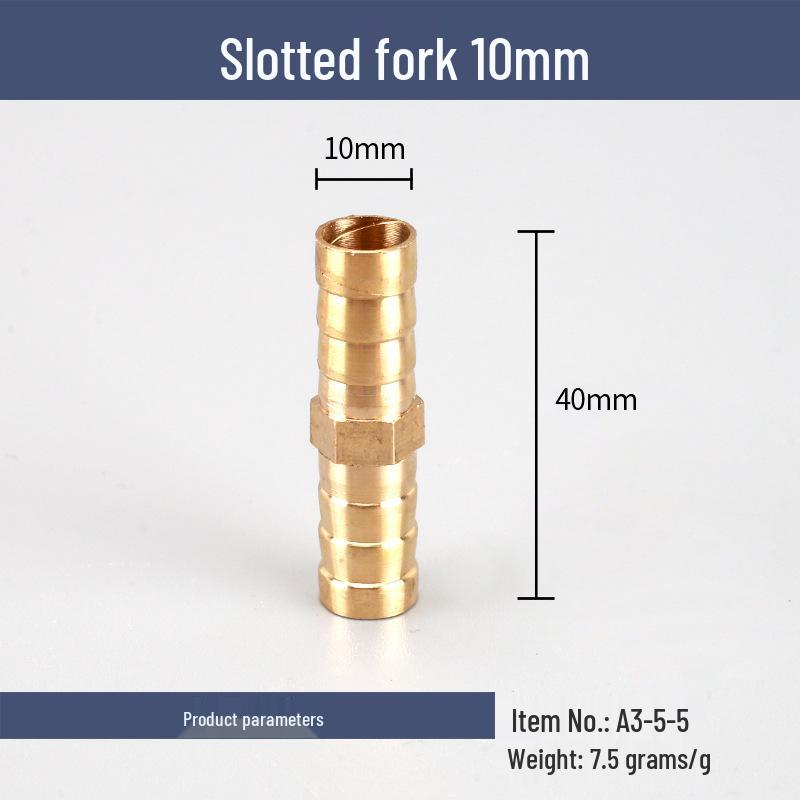 Brass Reducing Pagoda Plug for Hose Fitting - Converts 4mm To 19mm Diameters