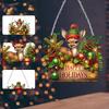 Wooden Special Shaped Christmas Theme 5D DIY Diamond Art Hanging Decorations Rhinestone Diamond Art Window Pendants Home Decor