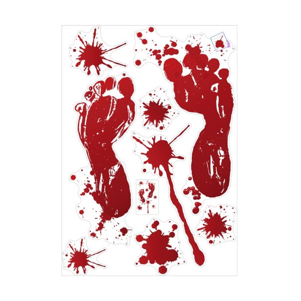 Self-Adhesive Halloween Window Decoration Sticker Horror Props Stickers Halloween
