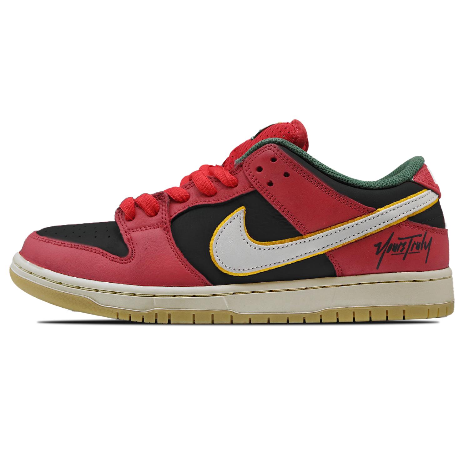 

Nike Dunk SB Red Watermelon Coverage Abrasion Resistant, Breathable Low top Skateboard Shoes Men s Red Black FZ1287-300(Team430-) 41