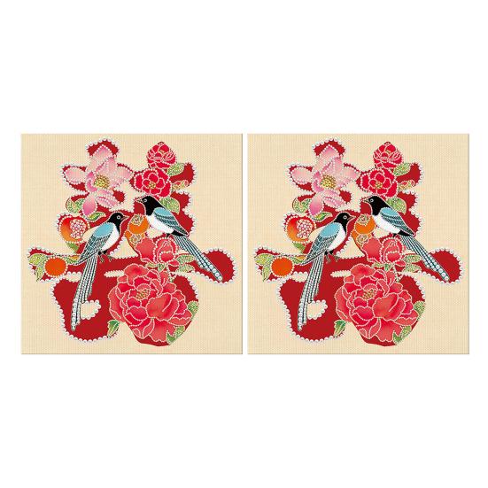 Gör-det-själv pärlmålningskit för vuxna nybörjare 3D pärlkonst pysselkit Plastpärlor Förtryckt duk Verktyg för heminredning Välkomstpresent