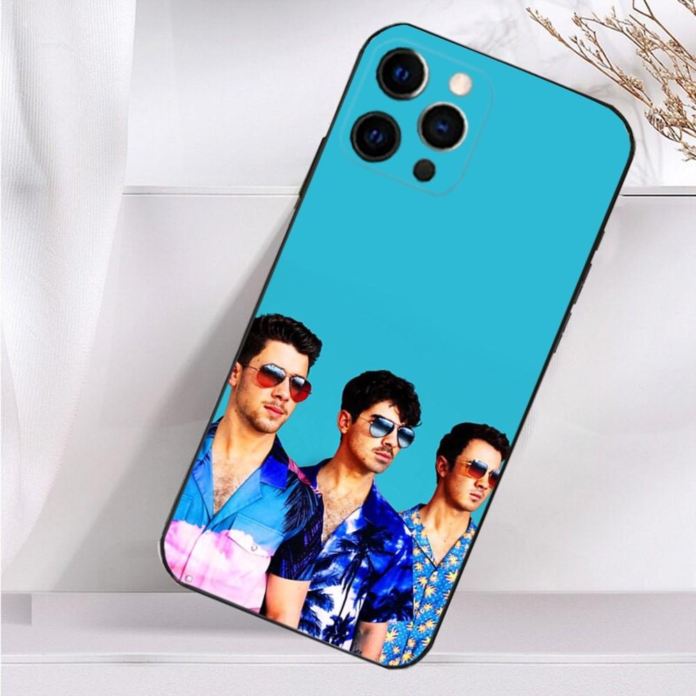 J-Jonas B-Brothers Phone Case For iPhone 16,15,14,13,12,11 Plus,Pro Max,XS,X,XR,SE,Mini,8,7 Soft Silicone Black Cover