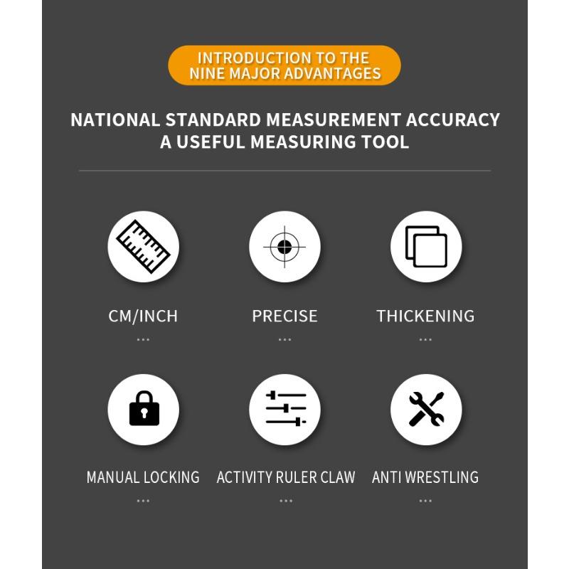 CM/IHCH Tape Measure Drop Resistant Thickened and Hardened 3/5/7.5/10M Tape Measure Measuring Tool
