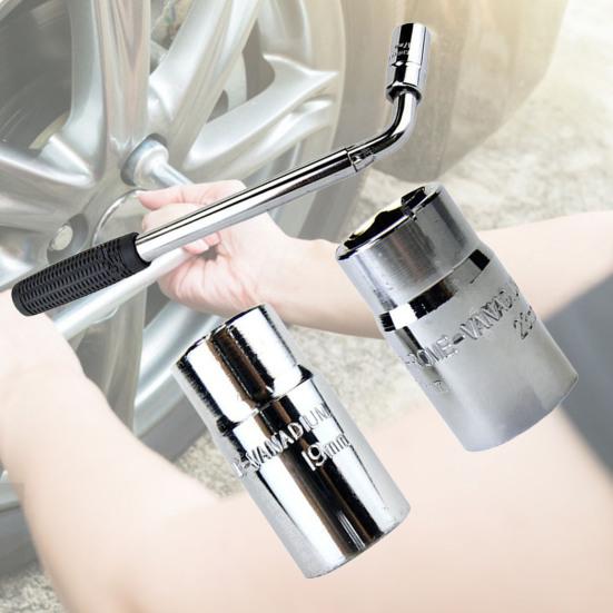 

3 шт. Шиномонтажный ключ, регулируемый удлиненный L-образный телескопический гаечный ключ для ремонта автомобилей