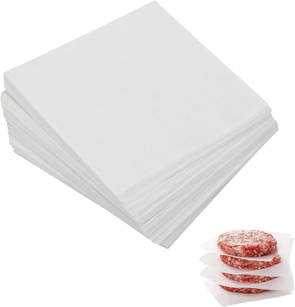 50-500 pièces Séparateur de galettes de burger Papier absorbant l'huile Papier anti-adhésif Tampons pour biscuits Barbecue et Accessoires de cuisson, Ustensiles de cuisine