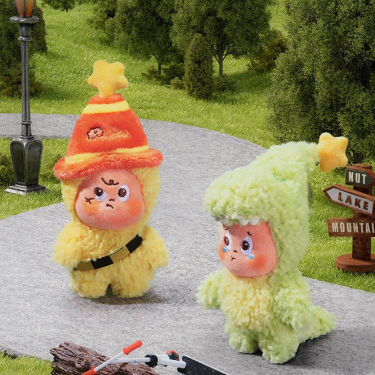 New POP MART 123! Star People Collection Plush Pendant Trendy Blind Box Products Single Mystery Box/Full Box 6 Pcs PPMT-2504-0015