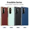 Premium Light  Leather Flexible Hinge Flip Phone Case For Samsung Z Fold 7 Galaxy Z Fold 6 5 4 Only Back Protect Cover