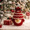 Christmas Crochet Kit DIY Crochet Knitting Material Kit DIY Craft Knitting Christmas Tree Gnome Kit Gnomes Holiday Craft Kits