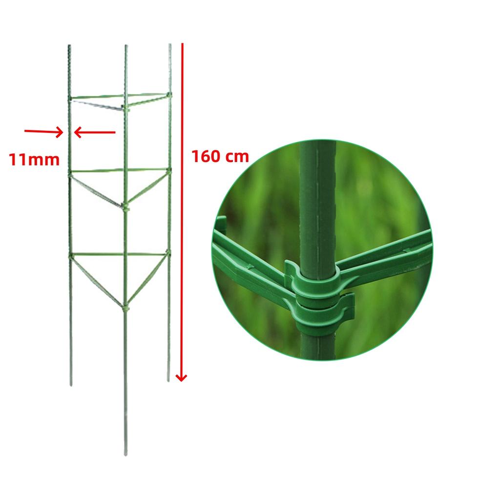 Garden Trellis Shelf Flower Tower Support Rack Plug-in Frame Rose Vine Tomato Climbing Trainer Plant Vegetable Growing Stander