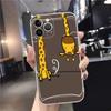 giraffe illustration Phone Case For iPhone 15 14 11 12 13 Mini Pro XS Max Cover 6 7 8 Plus X XR SE 2020 Funda Shell