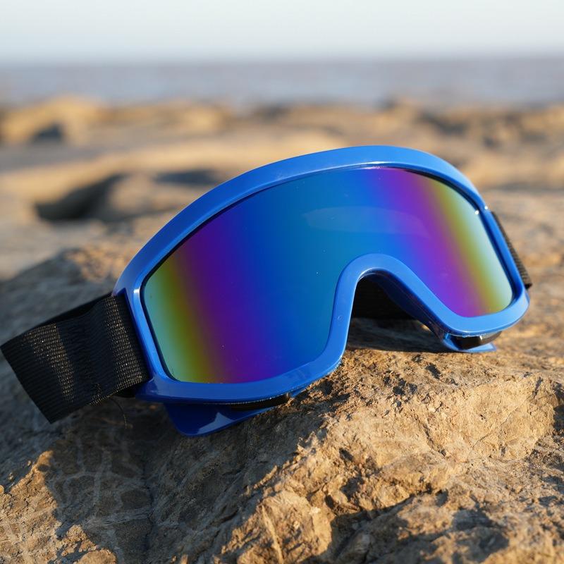 Unisex Skiing and Mountaineering Goggles: Windproof Anti-Glare Glasses for Outdoor Sports