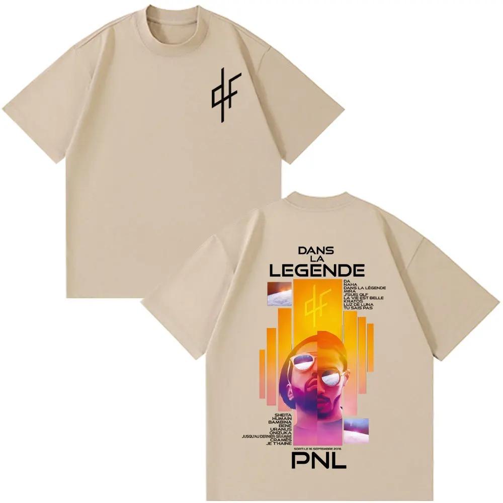 Französischer Rapper PNL Le Monde Chico Album Grafik T-Shirt Unisex Hip Hop Locker Hohe Qualität Lässig Damen und Unisex T-Shirt