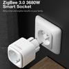 Bw-shp15 Zigbee 3.0 16a Smart Plug Socket 3680w Eu Plug Power Outlet App Remote Timer Energy Monitor Work With Alexa