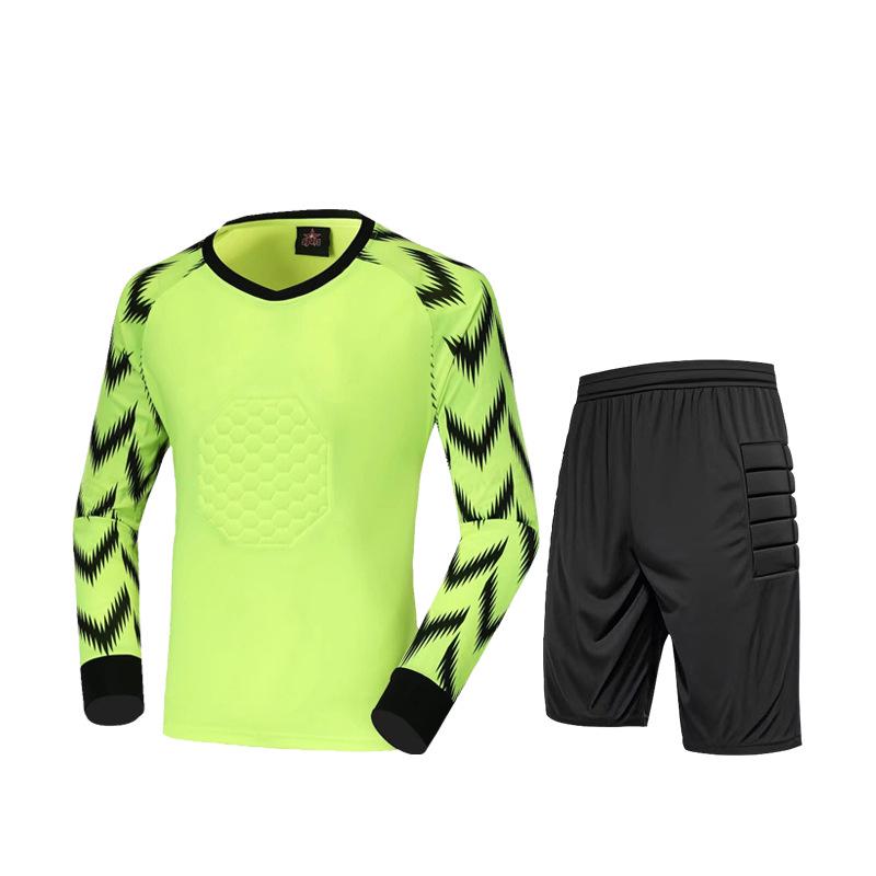 Goalkeeper Uniform with Anti-Fall and Anti-Collision Sponge Padding for Football Training