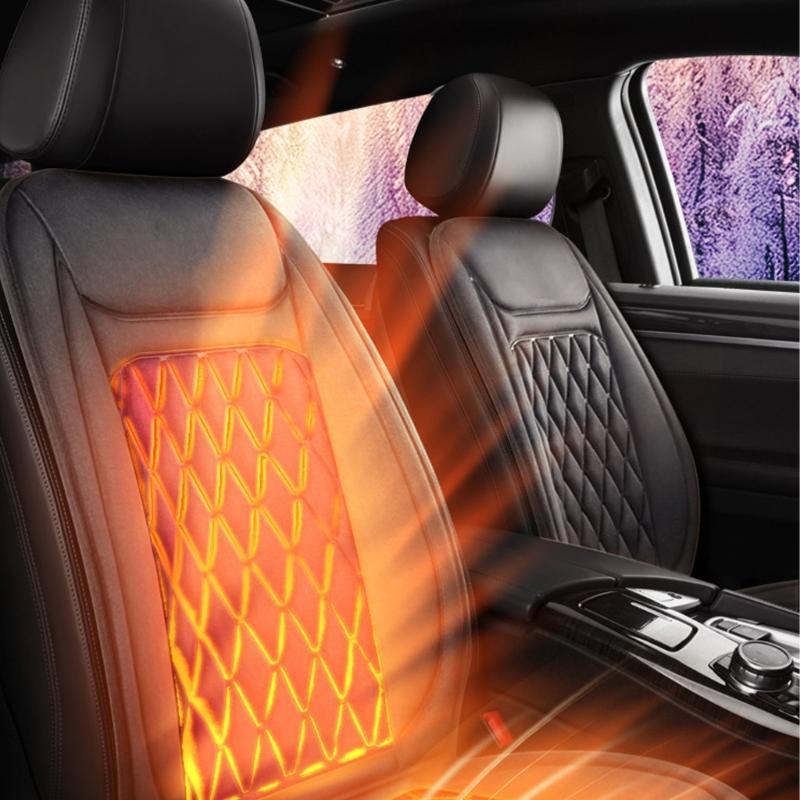 Premium Car Seat Heater Pad Build In Safety Technology Universal For Most Vehicles Long Lasting Comfort Winter Driving