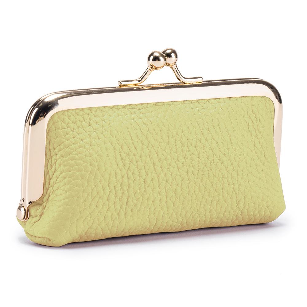 Women's Genuine Leather Mini Coin Purse - Fashionable Cowhide Lipstick Storage Bag