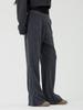 Beidipi Knit Cut-Out Bootcut Pants, Charcoal