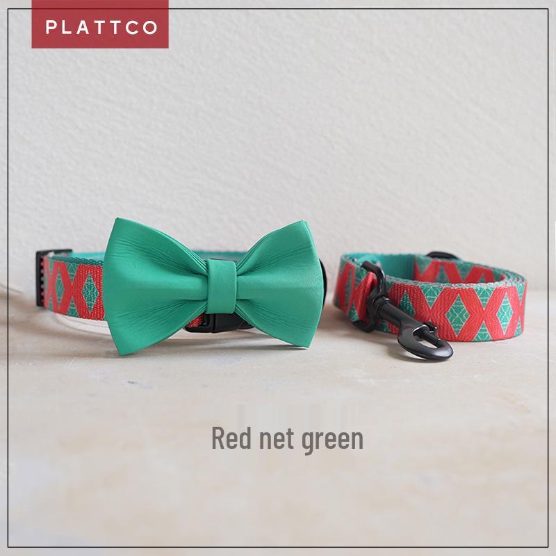 PLATTCO Stylish Dog Collar & Leash Set PDC319 Medium