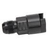 EFI Adapter Quick Disconnect Aluminum Alloy Black Anodized Waterproof AN Male Push On Fuel Line Fitting AN6 5 16in
