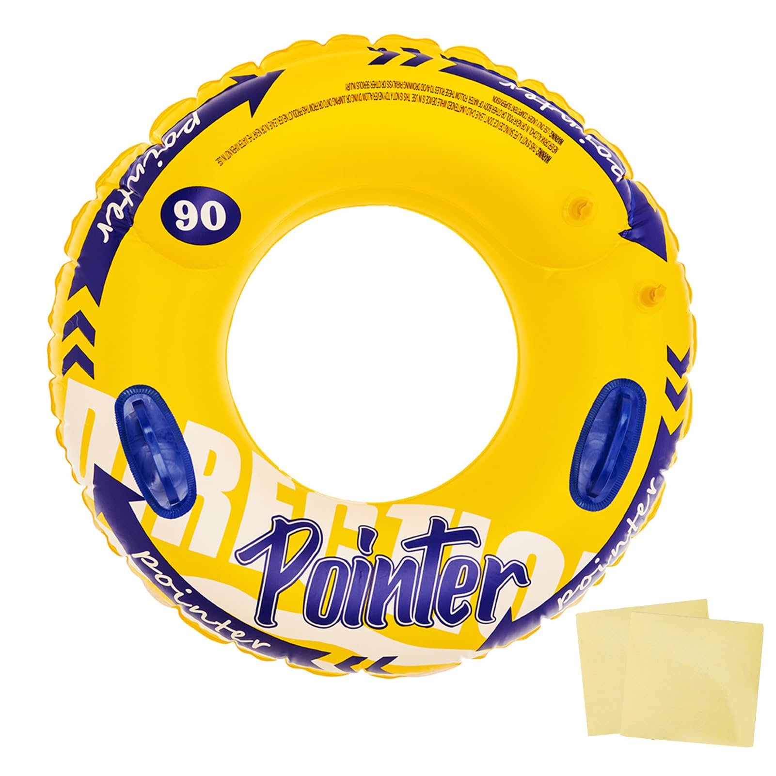 Adult Inflatable Float with Handle, Armhole Design, Popular for Water Play, Air Pump Included, Bath, Summer Vacation, Beach, Swimming Pool,