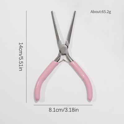 Pinzetta Modellante per Unghie Pinzette Strumento per Manicure Strumento Gel UV Multifunzione Pinza in Acciaio al Carbonio Raccogliere