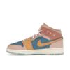 Air Jordan 1 Mid SS GS Zen Dziecięce Trampki Niebieskie Aegean-Storm Hemp FN7452-400