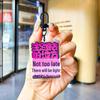 Bad Mood Relief Acrylic Keychain Ornaments: Personalized Gifts for Working People