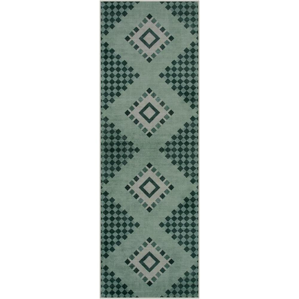 

Kitchen Floor Mat Runner Rug Hallway Non-slip Long Carpet Home Decoration Grid Washable Bohemian Carpets Laundry Room Foot Mats 50x80cm