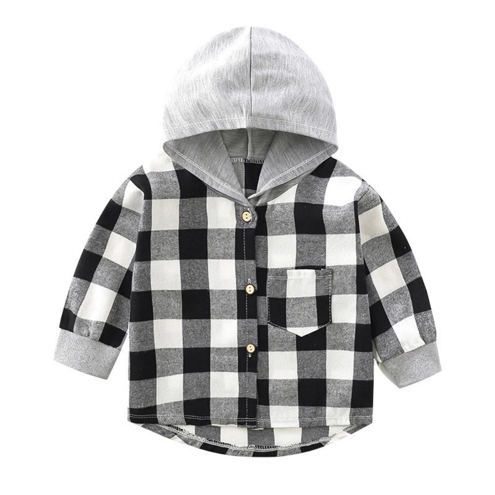 Peuter Jongens Shirts Met Lange Mouwen Geruite Overhemd Voor Kinderen Lente Herfst Kinderkleding Casual Katoenen Shirts Tops 1-7Y