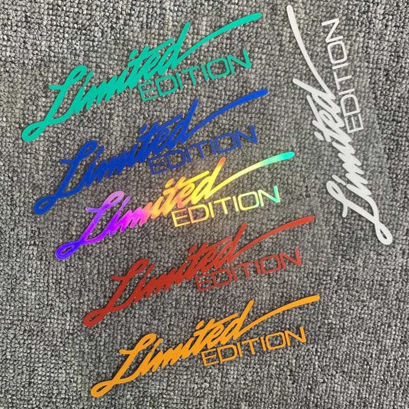 Car Vinyl Stickers LIMITED EDITION Sticker Creative Fashion Car-styling Decoration Auto Body Window Glass Decoration Laser Decal