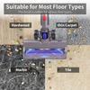 ABWR-For Dyson V7 V8 V10 V11 V15 Vacuum Hard Floor Attachment With LED Light V Shape Turbo Bristle Roller Brush Cleaner Head