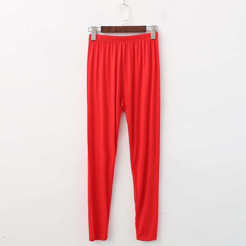 Damen Übergröße Elastische Herbsthosen - Warmes Unterhemd für Mittelalte und ältere Frauen