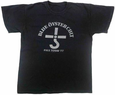 Tricou Unisex Blue Oyster Cult Vintage Rock Fall Tour 77 70S Boc 1977