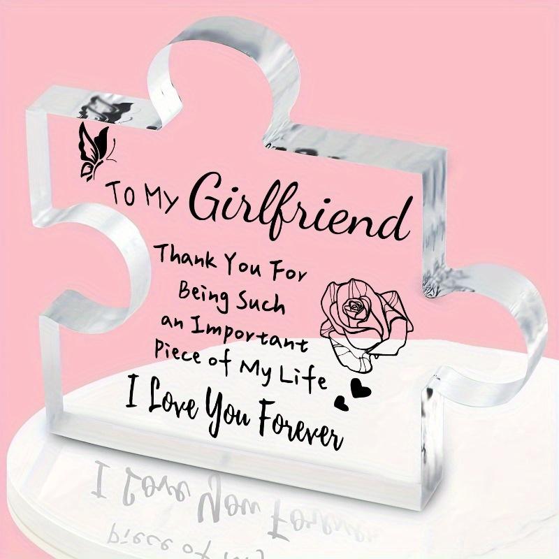 

Acrylic Puzzle Card - Romantic Gift for Girlfriend s Birthday & Anniversary чистый