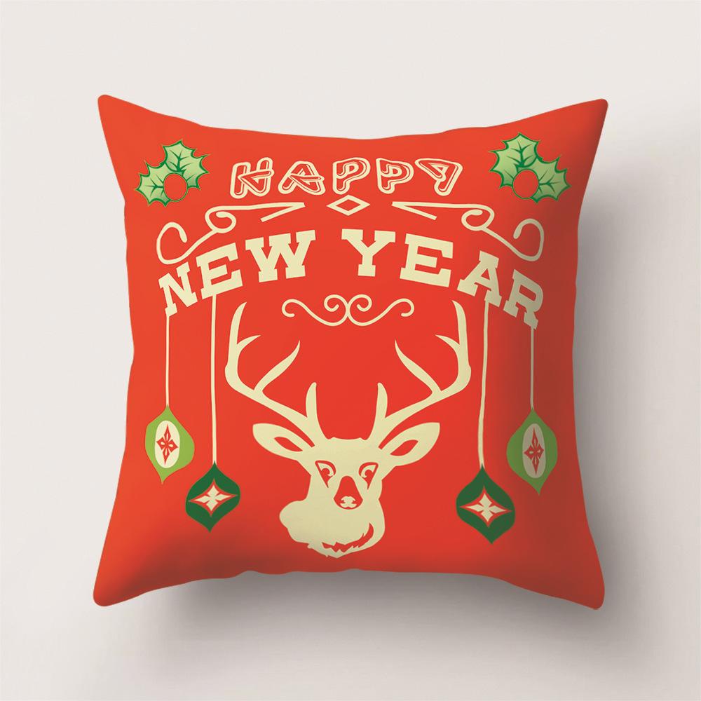 Cartoon Pattern Office Pillow Yiwu Pillowcase Christmas Sofa Pillowcase