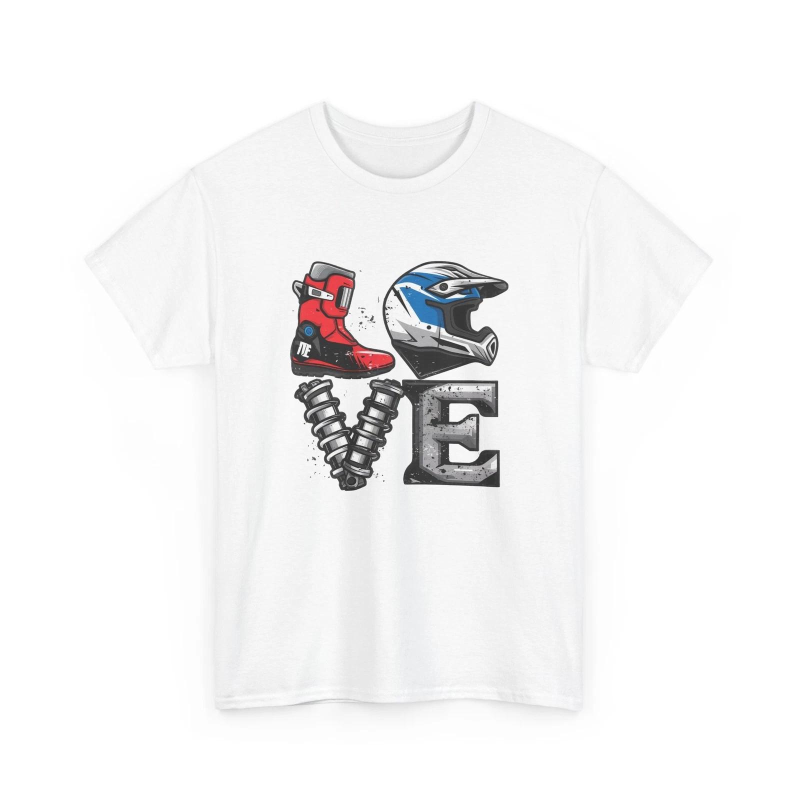

Biker T-Shirt | Motorcycle Rider Shirt | Dirt bike love motocross T-shirt XL