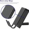 Stainless Steel Shower Door Hook Heavy Duty No Drill Door Mount Hook Sturdy Rustproof Bathroom Organizer Hook Towel Hanging