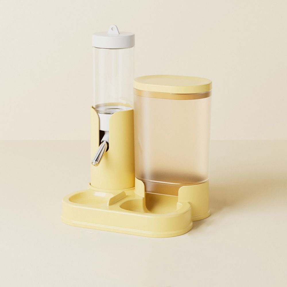 Automatic Hamster Water Dispenser Leak-Proof Food Feeding Bowl Hamster Food Basin  for Small Animal