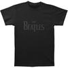Beatles Drop T Logo With Hi-Build Application Slim Fit T-shirt Large Black Unisex T-Shirt