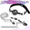 Sex Products BDSM Bondage Gear Sexual Props Couple Game Anal Plug Gag Slave Erotic Breast Pump Slave Erotic Shibari Games Breast