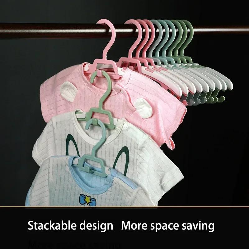 5/10/20pcs Baby Hangers Kids Room Drying Racks Non-slip Children Storage Hangers For Clothes Rack Closet Organizer for Clothes