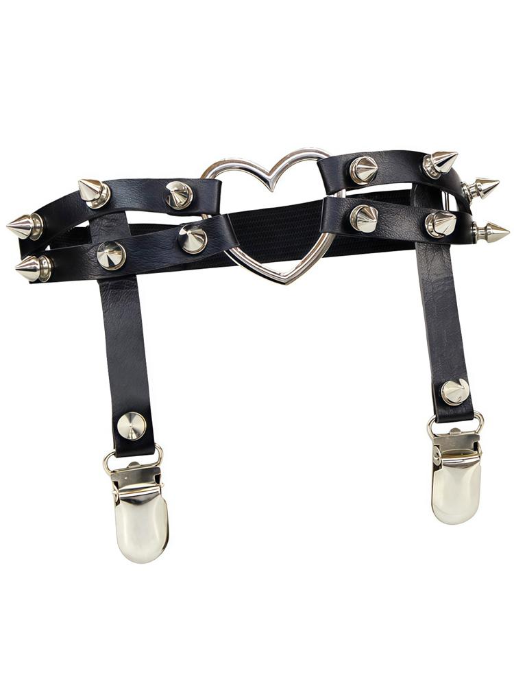 

Girl Dark Punk Rivet Cosplay Performance Leg Ring Body Chain, Women S Gothic Halloween Dress Up Gift, Summer Single Item