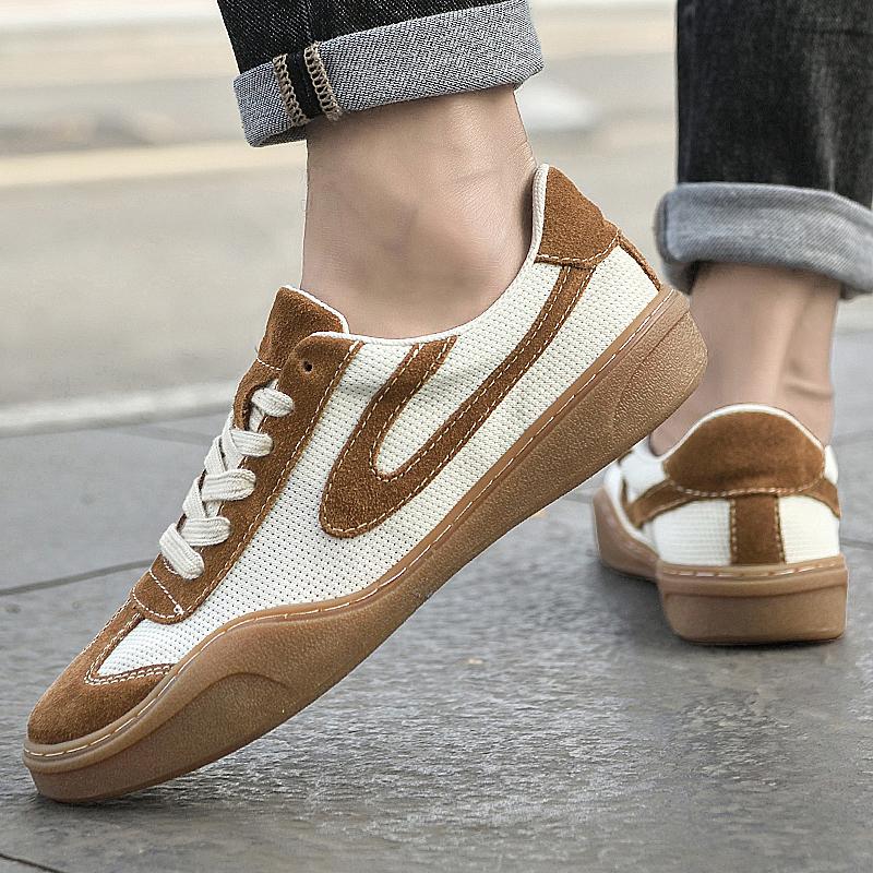 Fashion Fashion Trendy Casual Sports Shoes Versatile Flats Tenis Masculino Outdoor Shoes 2025 New Men's Sneakers Breathable Mesh Shoes