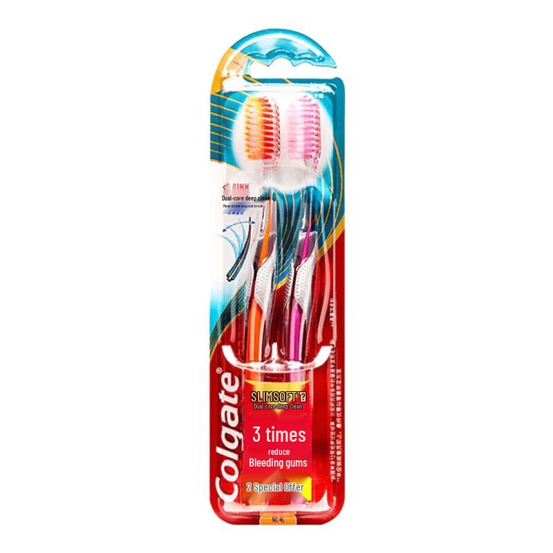 

Colgate SlimSoft Deep Clean Toothbrush Twin Pack
