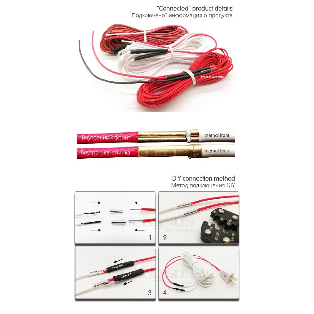 Silicon rubber carbon fiber heating wire 10 to 100 Meters SRAG 12K 2MM heating wire, new infrared high-quality heating cable